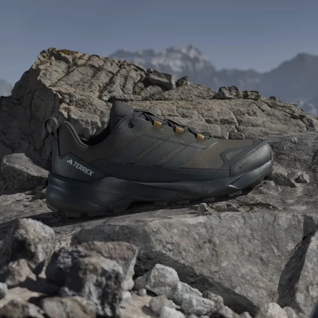 【adidas 愛迪達】Terrex Skychaser AX5 GTX 男 越野鞋 防水 深橄欖綠(JQ2213)