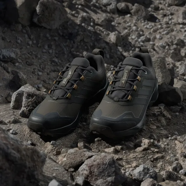 【adidas 愛迪達】Terrex Skychaser AX5 GTX 男 越野鞋 防水 深橄欖綠(JQ2213)