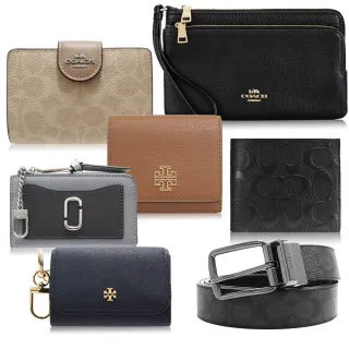 【COACH】本季精選 MJ x TB / 男女 短夾/中夾/皮帶(多色可選)