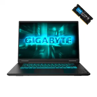 升級32G組★【GIGABYTE 技嘉】16吋AMD Ryzen 7 260 RTX 5070電競筆電(A16 3WHK3TW894SH/165Hz/16G/1T/W11)