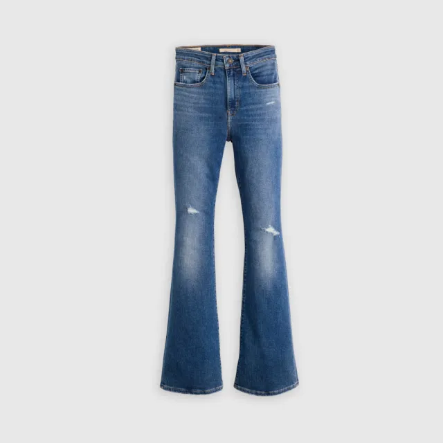 【LEVIS】726™ 高腰喇叭牛仔褲 / 破壞加工 女生牛仔褲 熱賣單品 A3410-0163