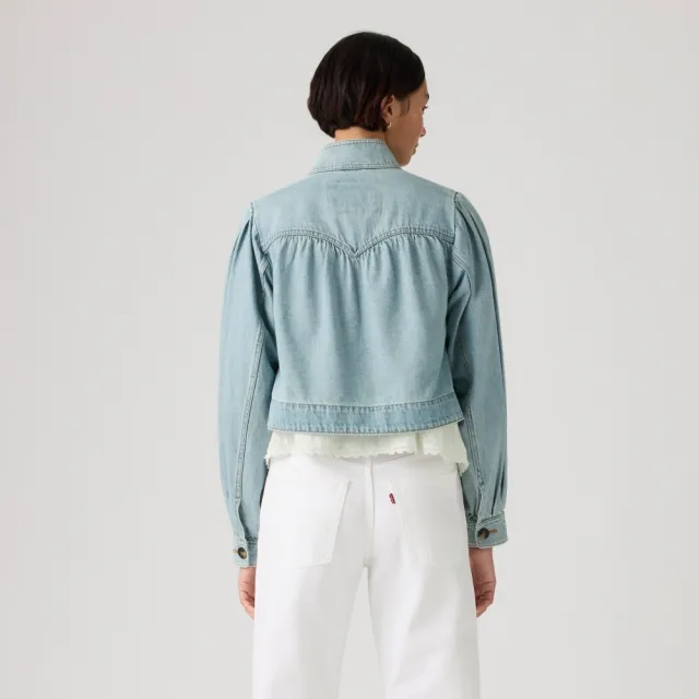 【LEVIS】Levi”s 短版 牛仔外套 女生上衣 熱賣單品 005AY-0006