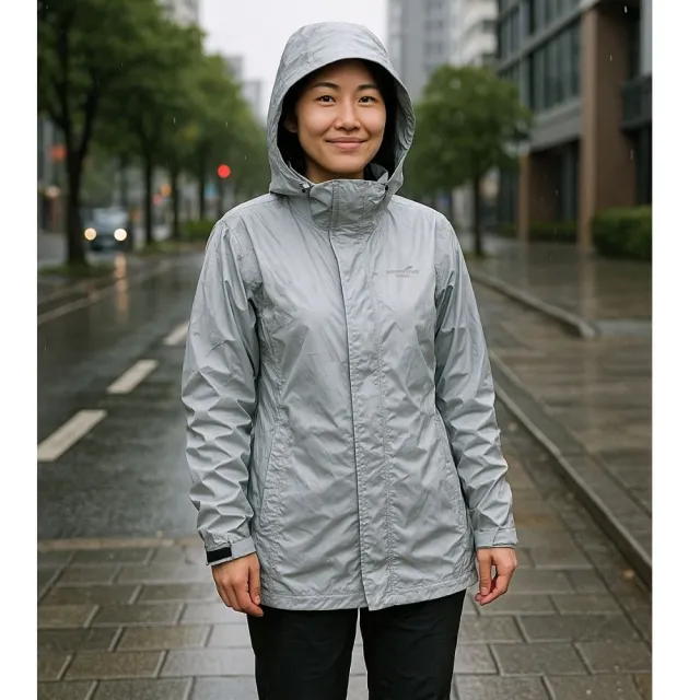 百岳(羽)登山輕量化雨衣防水透氣極限系列全壓膠超輕量薄款雨衣(外套 雨衣)