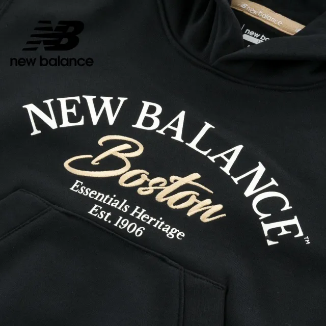 【NEW BALANCE】NB 童裝帽T_7CF3E02WBK_男童/女童_黑色