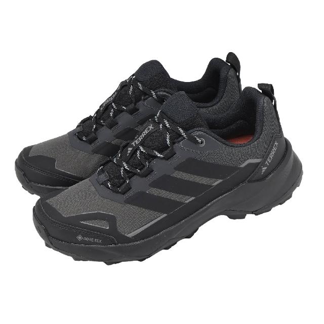 【adidas 愛迪達】戶外鞋 Terrex Skychaser AX5 GTX W 女鞋 黑 防水 越野 JQ2222
