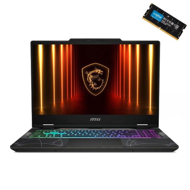 升級32G★【MSI 微星】15.6吋 Core7-240H RTX5060 電競筆電(Cyborg 15/16G/512G/W11/B2RWFKG-027TW)