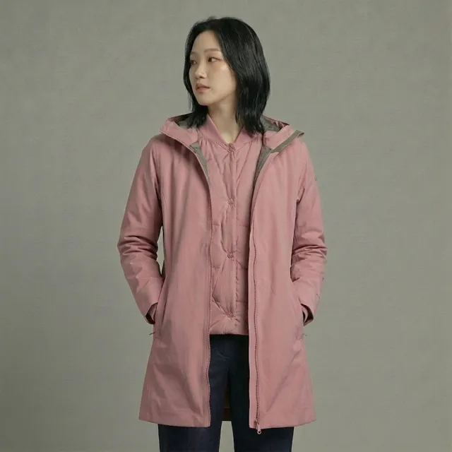 【Natuos】女款 三合一防水絎縫外套 | NS24WJ301