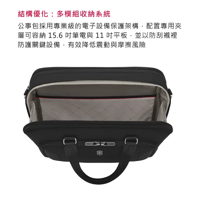 【VICTORINOX 瑞士維氏】WERKS TRAVELER 7.0 豪華公事包 多色任選