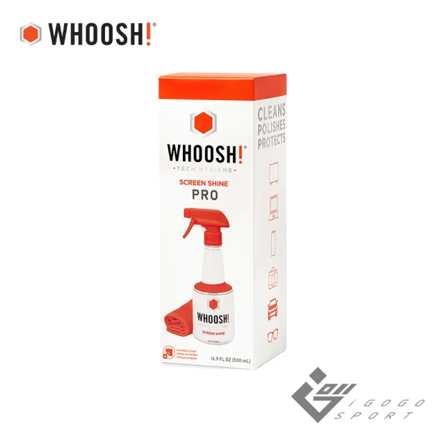 WHOOSH 螢幕清潔噴霧 大容量家用瓶 500ml