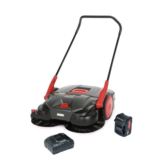 【Starmix 吸特樂】頂配款商業手推電力驅動式渦輪雙循環清潔乾溼掃地機 (77 Pro 18V）