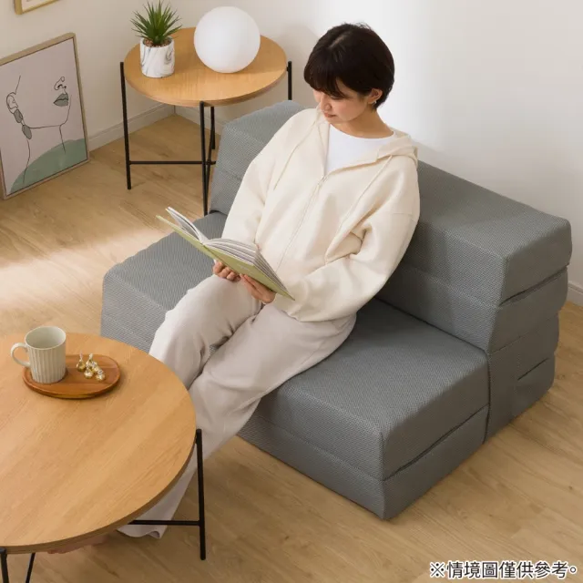 【NITORI 宜得利家居】◆折疊式沙發睡墊 LEVIN4 M2203 雙人(折疊 沙發 睡墊 LEVIN)