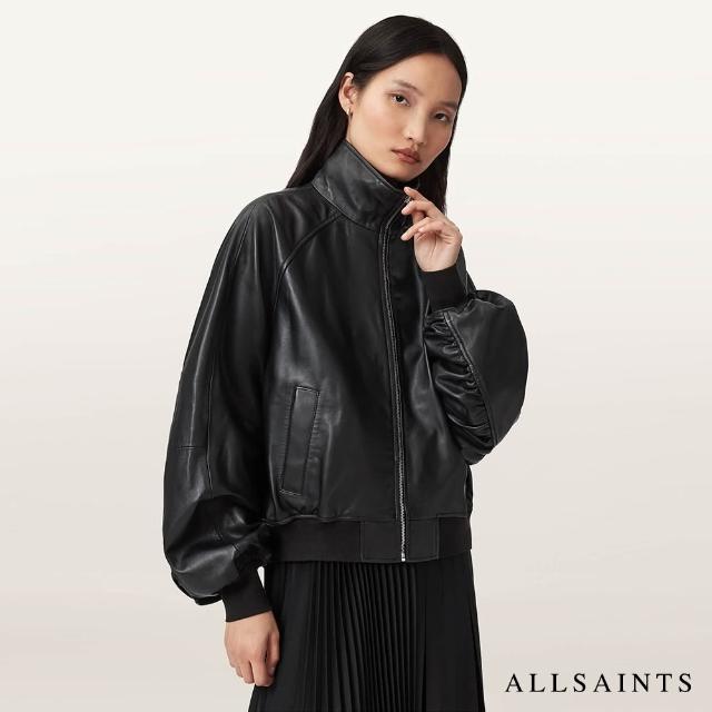 【ALLSAINTS】FELDA 羊皮飛行員外套皮衣 W102LD(舒適版型)