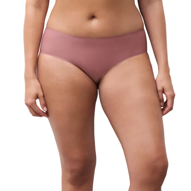【Chantelle 仙黛爾】Soft Stretch.涼感透氣四角無痕女內褲 黑膚粉色可選.26440_0WU(超強彈力包覆)