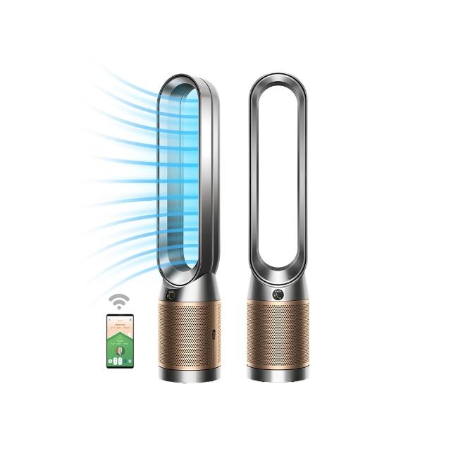 【dyson 戴森】限量福利品 TP12 Purifier Cool De-NOx二合一甲醛NOx偵測涼風空氣清淨機(鎳金色)