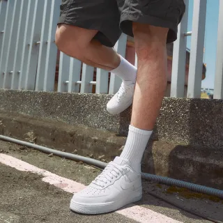 【NIKE 耐吉】Air Force 107 男鞋 白色 經典 簡約 皮革 休閒鞋 CW2288-111