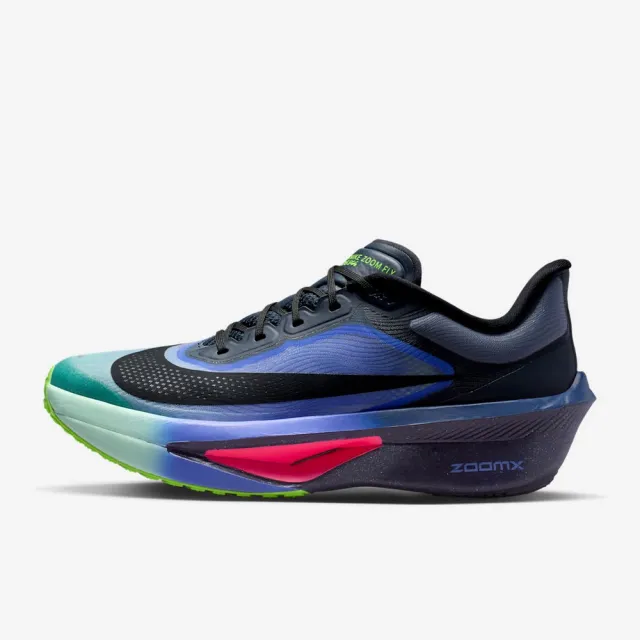 【NIKE 耐吉】運動鞋 跑步鞋 男鞋 ZOOM FLY 6 GLAM 路跑 抓地 碳纖維 藍 多色(IO9572400)