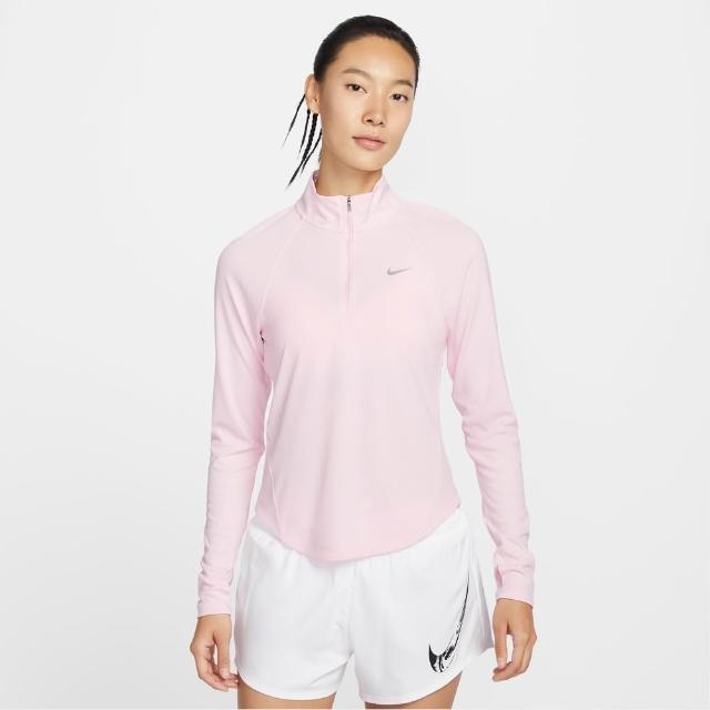 【NIKE 耐吉】長袖上衣 女 AS  W NK TEMPO SWSH HBR DF HZ 運動 休閒 粉色 (HV2843663)