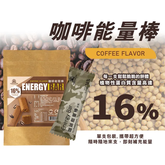 【餅乾學院】You Good 高蛋白能量棒-9支入(健身登山露營/能量補給/咖啡口味/蛋黃口味)