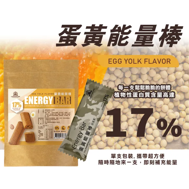 【餅乾學院】You Good 高蛋白能量棒-9支入(健身登山露營/能量補給/咖啡口味/蛋黃口味)
