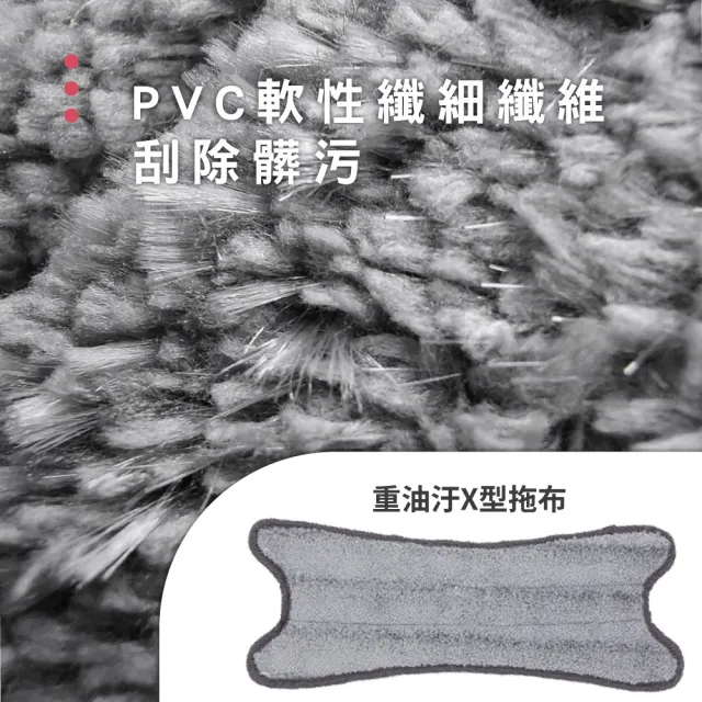 【德昌】馬上淨一秒瞬擰免碰水X型平板拖把-重油汙X型拖布-12片(需搭配馬上淨一秒瞬擰免碰水X型平板拖把)