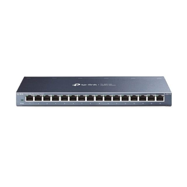 【TP-Link】TL-SG116 16埠 Gigabit桌上型交換器