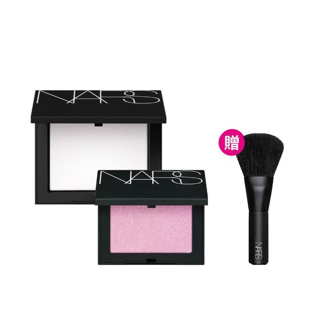【NARS】裸光蜜粉餅+炫色腮紅雙入組(裸光蜜粉餅/小白餅+炫色腮紅/腮紅)