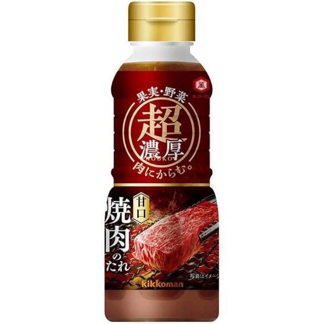 即期品龜甲萬超濃厚燒肉醬-甘口(340g)