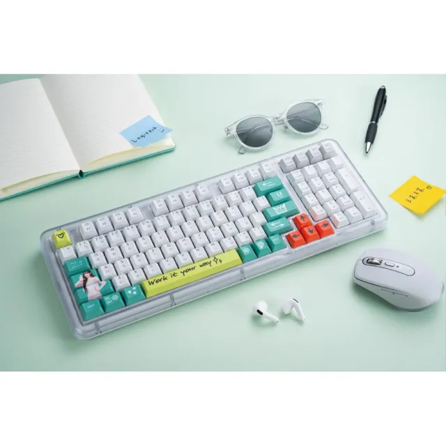 【Logitech 羅技】ALTO KEYS K98M機械式無線鍵盤 + M750多工靜音無線滑鼠