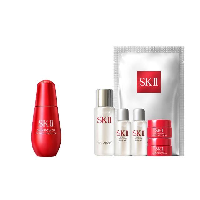SK-II 肌源賦能煥顏精華75ml 是專櫃級保養精華,適合各種膚質使用。主要針對臉部與眼部,提供肌膚深度修復與賦能,改善肌膚暗沉與細紋,讓肌膚煥發健康光采。使用後如有異常現象請暫停使用並請教醫生。商品一經拆封使用或毀損恕不接受退貨,請依照商品組合、配件贈品與外包裝之完整申請退貨。 SK-II 肌源賦能煥顏精華