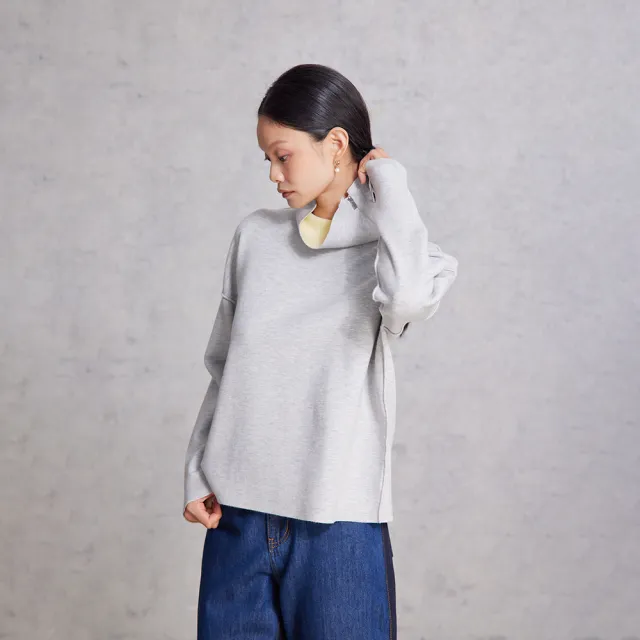【giordano ladies】25FW 撞色立領針織衫(02355570)