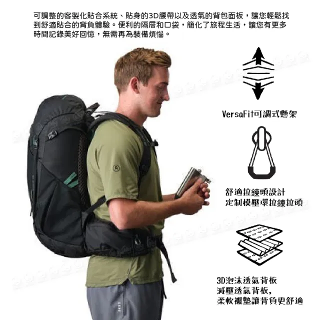 【Gregory】45L STOUT 登山背包《漠石黃》149375/登山包/後背包/電腦包/旅行
