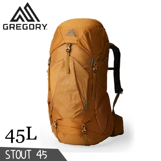 【Gregory】45L STOUT 登山背包《漠石黃》149375/登山包/後背包/電腦包/旅行