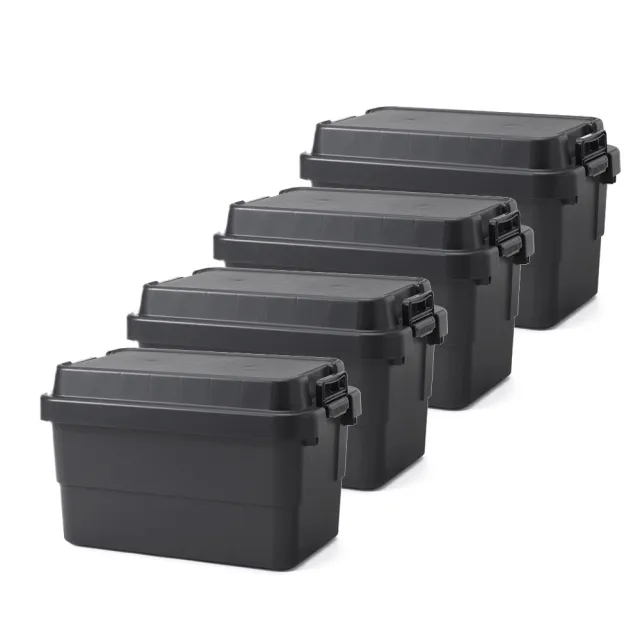 【MUJI 無印良品】耐壓收納箱/大 約50L(4入組)