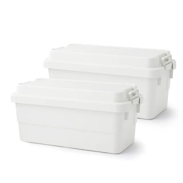 【MUJI 無印良品】耐壓收納箱/特大 約70L(2入組)
