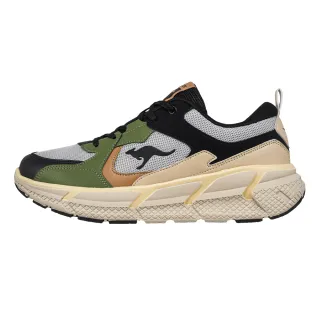 【KangaROOS】超輕量慢跑鞋 男鞋 運動鞋 AVANTI  灰/卡其/黑/綠 KM52195