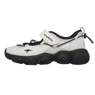 【KangaROOS】涼鞋 女鞋 瑪莉珍鞋 芭蕾舞鞋 NOLITA 米白/黑 KW51878