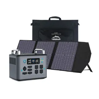 PILOT ENERGY XT1500 可攜式行動電源+JC-LIGHT 120W摺疊太陽能充電器