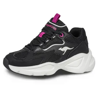 【KangaROOS】休閒鞋 女鞋 運動鞋 老爹鞋 LOFTY 2 黑/白 KW41750