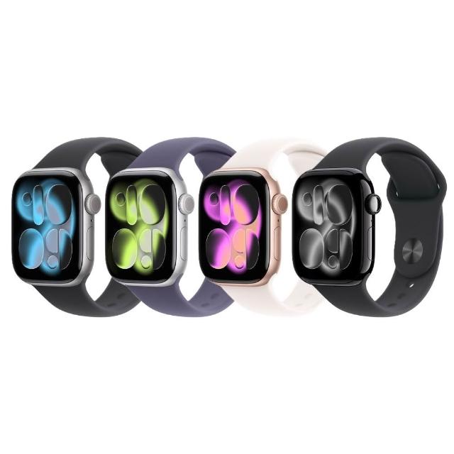 【Apple】Apple Watch S11 GPS 42mm(鋁金屬錶殼配運動錶帶)