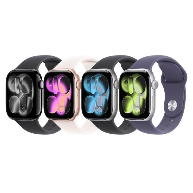 【Apple】Apple Watch Series 11 GPS 46mm(鋁金屬錶殼搭配運動型錶帶)