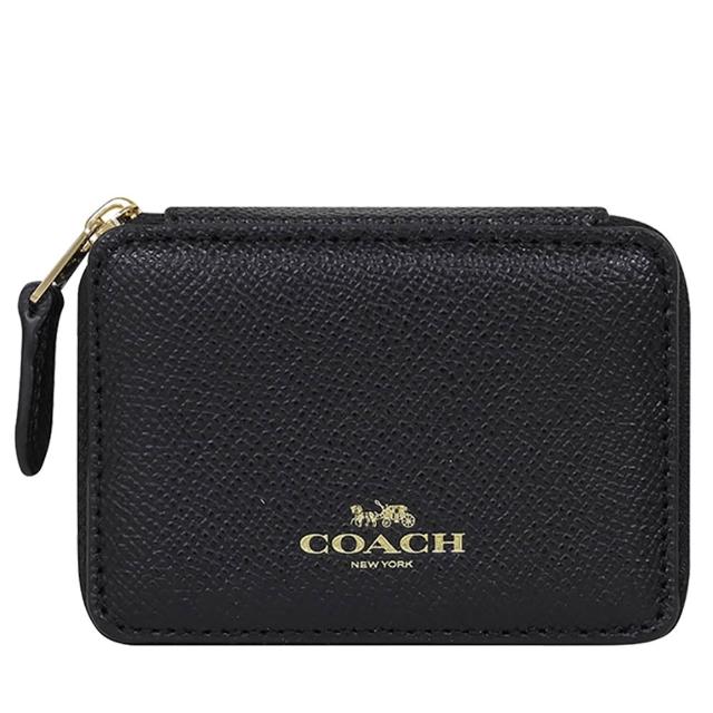 【COACH】防刮皮革藥品/藥妝收納盒(黑色)