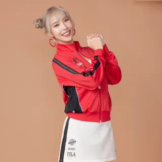 【FILA】CNY 女吸濕排汗針織外套-紅色(5JKZ-5739-RD)
