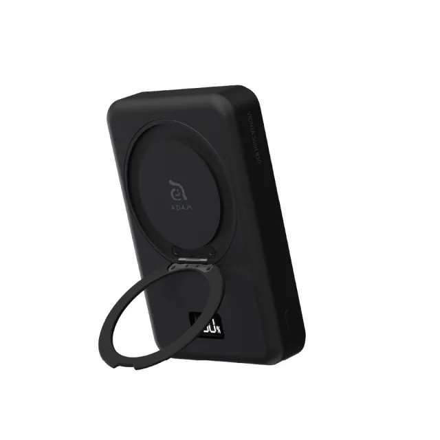 【ADAM 亞果元素】VIONTA B10 10000mAh SSB磁吸旋轉支架行動電源(標示Wh/3C認證/可上飛機)