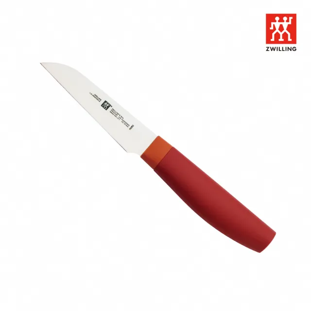 【ZWILLING 德國雙人】雙面抗菌砧板36cmx20cm-M號+Now S蔬果刀/削皮刀8cm(德國雙人牌集團官方直營)