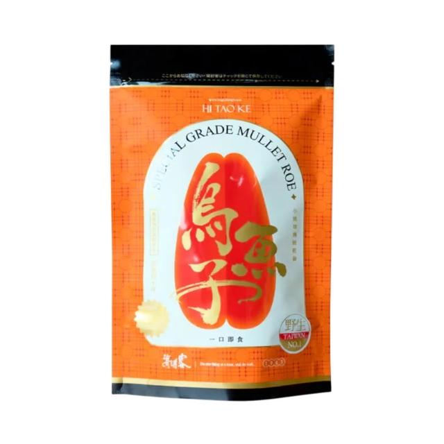 【海濤客】台灣野生一口烏魚子精緻送禮家庭包x1袋(150g/手工厚切/送禮/伴手禮)