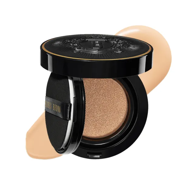 【Bobbi Brown 芭比波朗】霧光持久氣墊粉餅(SPF40 PA+++/柔霧小黑盒/持妝/遮瑕/控油/粉底/防曬)