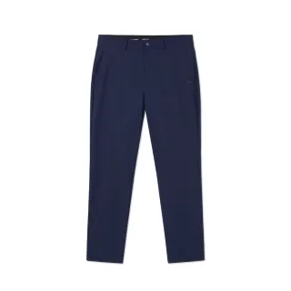 【LACOSTE】男裝-時尚機能修身彈力長褲(海軍藍)