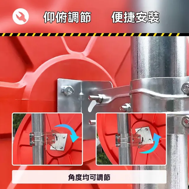 Josie 室外道路反光鏡 80cm亞克力室外+2米桿 交通廣角鏡 凸面鏡 防盜鏡 廣角鏡 轉彎鏡 領域轉角鏡