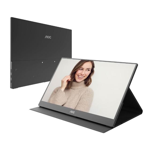 AOC 16T20 是一款15.6吋IPS面板螢幕，支援1920*1080解析度，擁有178°廣角與230 cd/m²亮度，內建喇叭，輕巧超薄設計，適合看片追劇、辦公與學生使用，具備抗藍光、護眼、零閃屏等專業功能，提供二年保固。