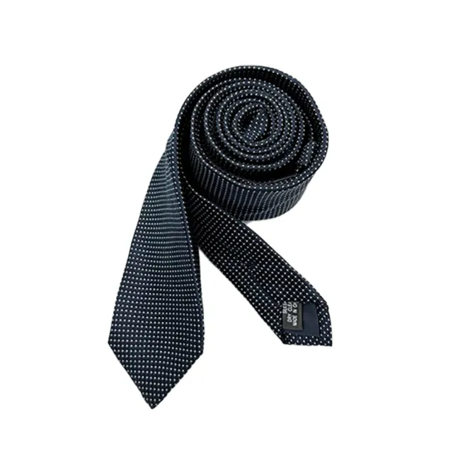 【G2000】男款 時尚絲質暗紋配襯領帶-烏賊墨水色(5110026079)  面試 職場 通勤穿搭